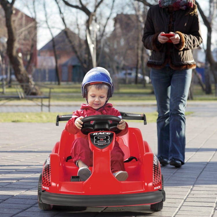 Gokart elektryczny dla dzieci czerwony