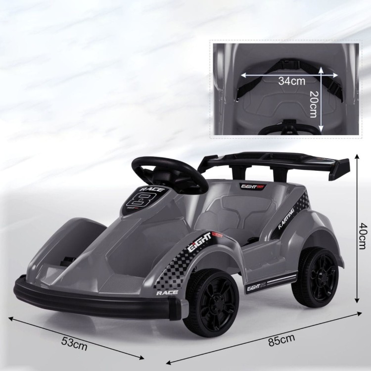 Gokart elektryczny dla dzieci czarny