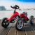 Gokart na pedały dla dzieci czerwony