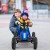 Gokart na pedały dla dzieci niebieski