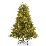 Sztuczna choinka z wieloma trybami oświetlenia LED 150 cm