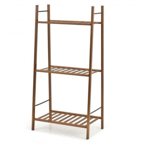 3-poziomowy kwietnik bambusowy wielofunkcyjny regał 98 cm
