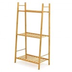 3-poziomowy kwietnik bambusowy wielofunkcyjny regał 98 cm