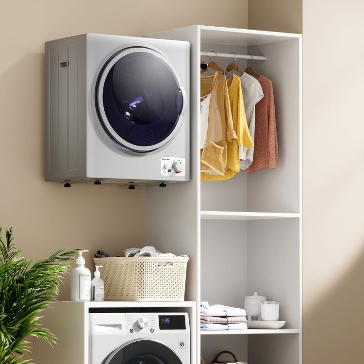 Elektryczna suszarka na pranie 42l 850W srebrna