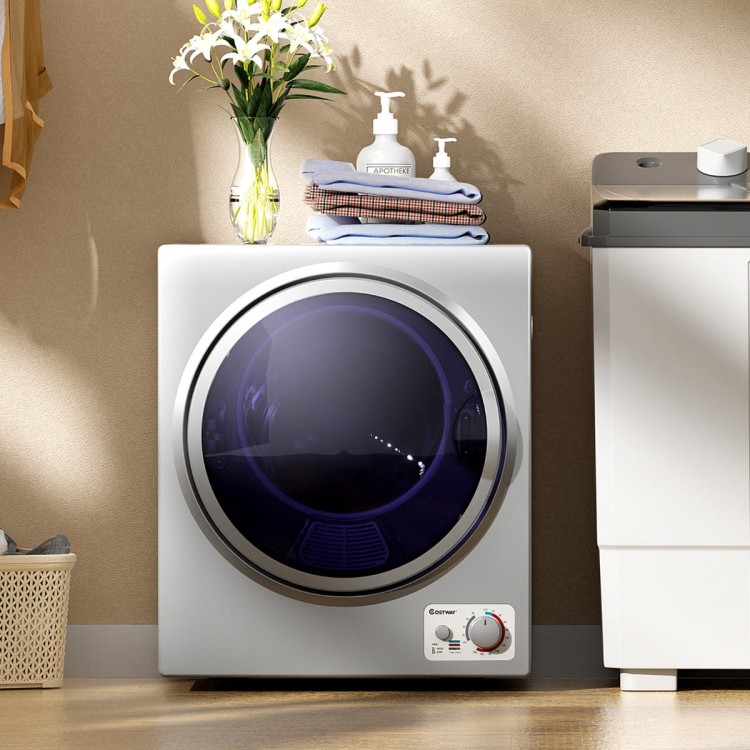 Elektryczna suszarka na pranie 42l 850W srebrna