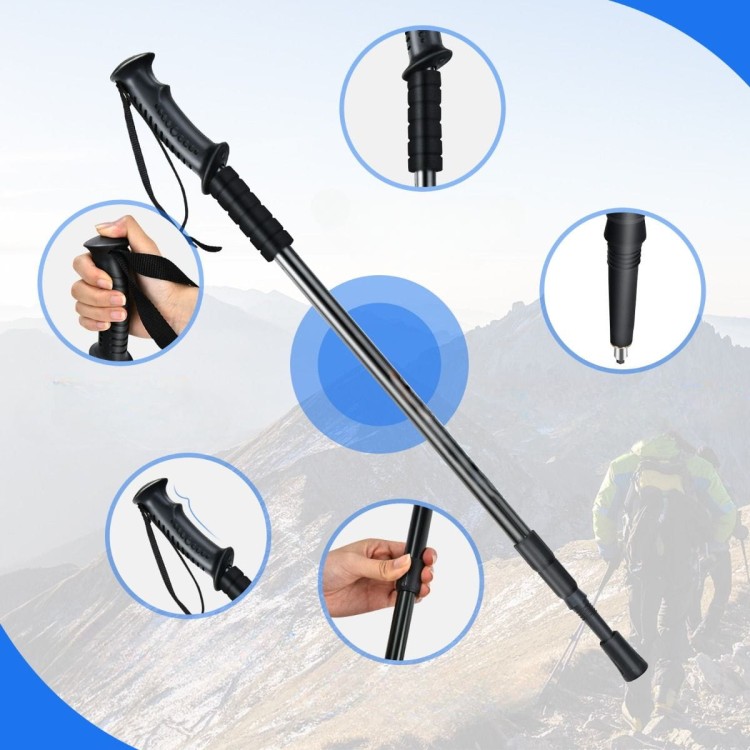 Regulowane kije do nordic walking z akcesoriami