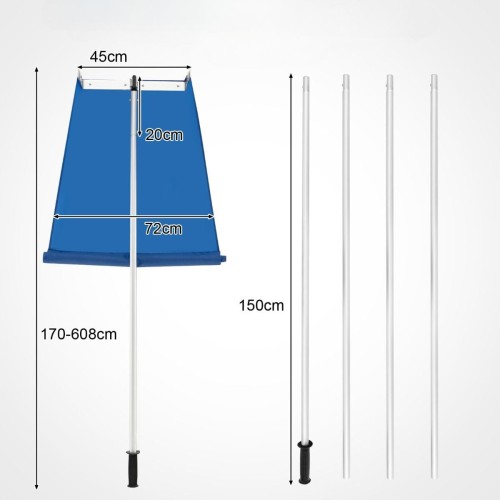 Zgarniacz do odśnieżania dachu 170 - 608 cm