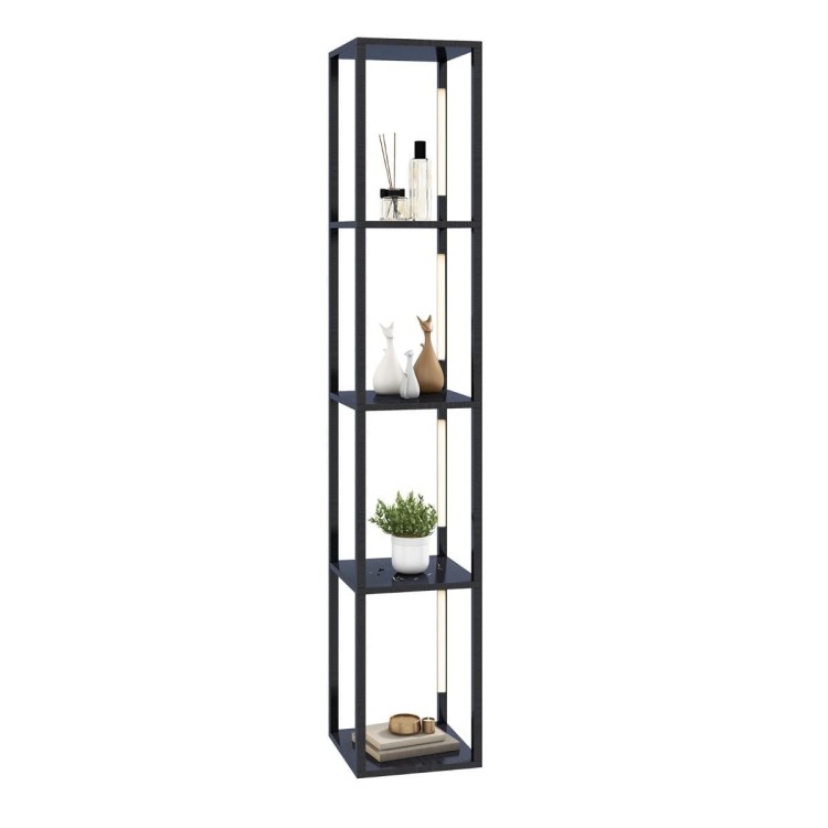 Lampa podłogowa LED z 4 półkami