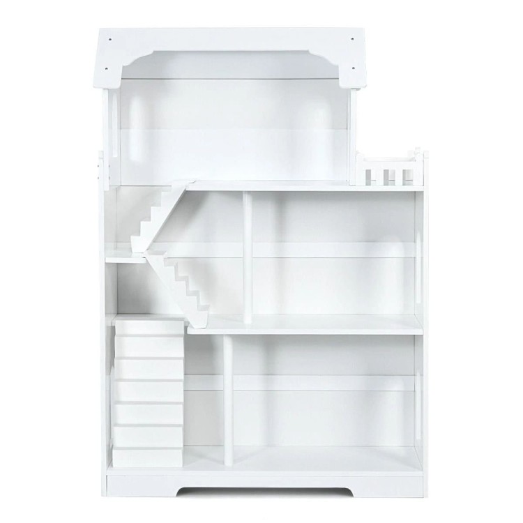 Drewniany domek regał 2w1 116 cm