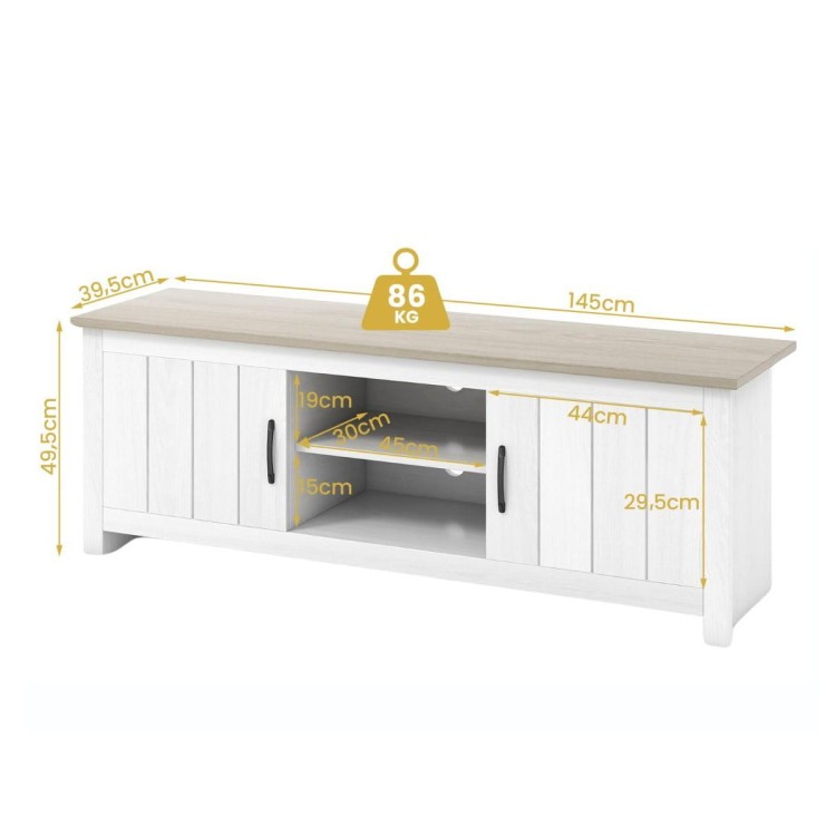 Szafka RTV pod telewizor 145 x 39,5 x 49,5cm