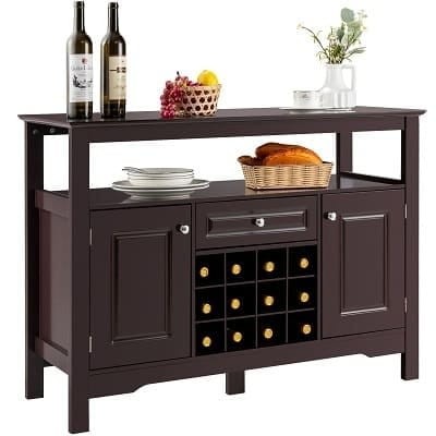 Komoda kuchenna z blatem konsolowym 117 x 40,5 x 82,5 cm