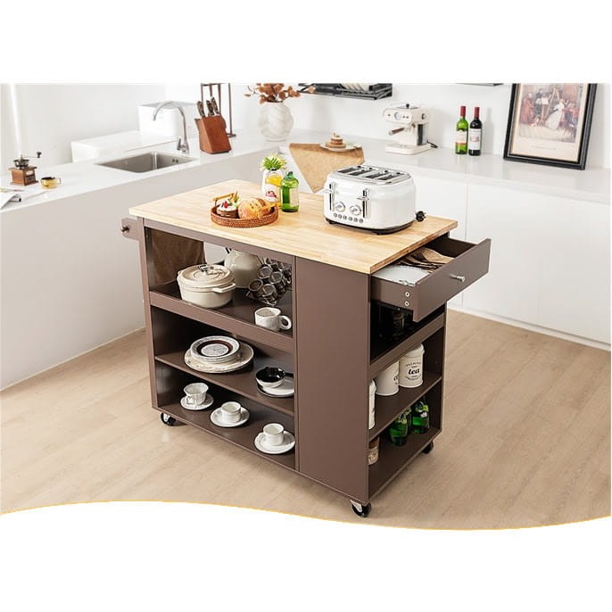 Wyspa kuchenna na kółkach 116,5 x 60 x 98,5cm