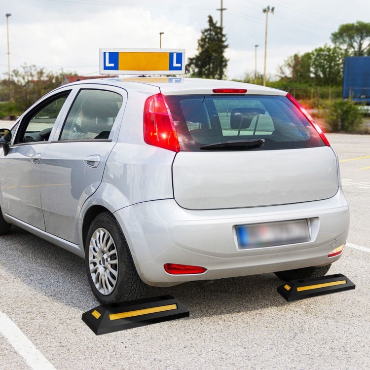 Zestaw 2 gumowych ograniczników parkingowych