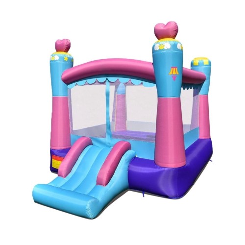 Dmuchany zamek trampolina dla dzieci ze zjeżdżalnią 265 x 334 x 250 cm