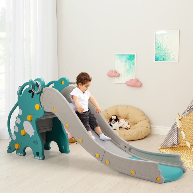 Zjeżdżalnia dla dzieci w kształcie dinozaura