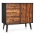Komoda retro z 3 szufladami i szafką z drzwiczkami 80 x 40 x 76,5 cm
