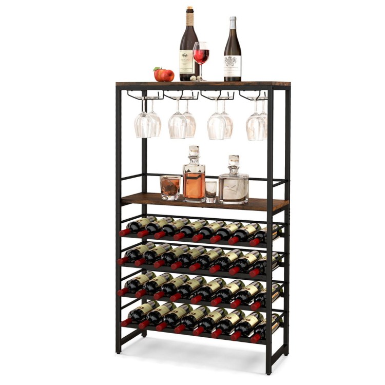 Regał na wino 80 x 30 x 140 cm