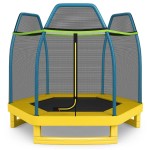 Trampolina dla dzieci z siatką bezpieczeństwa
