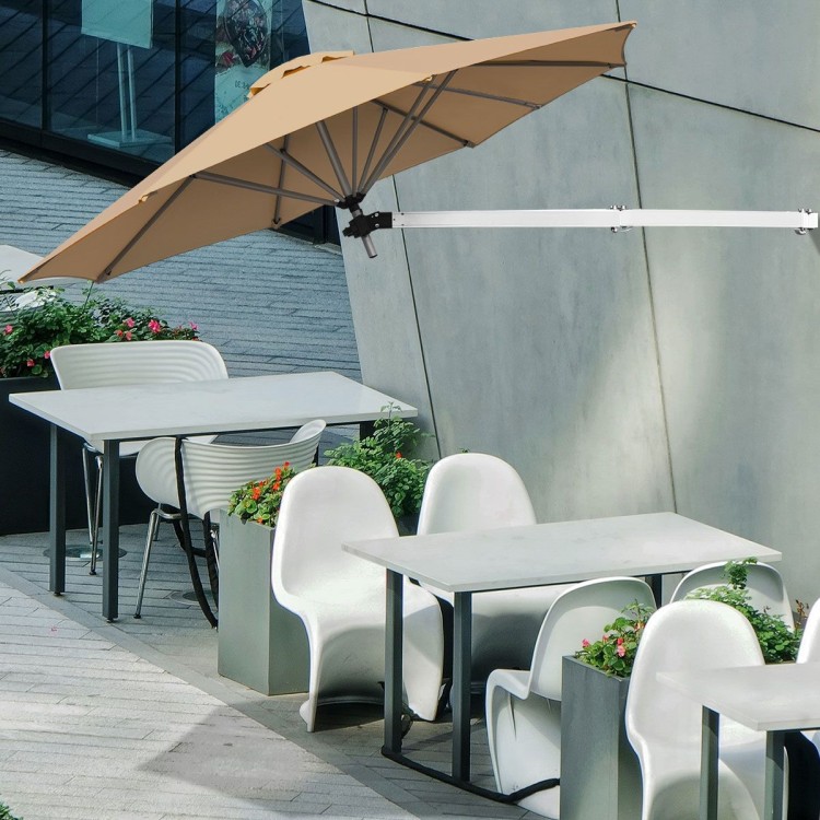 Regulowany parasol ścienny 250cm