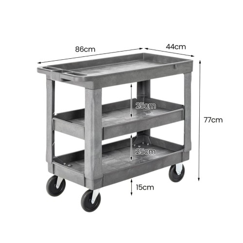 3-poziomowy wózek organizer na kółkach