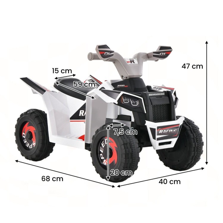 Mini quad elektryczny dla dzieci 6V