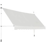 Markiza balkonowa rozporowa 200 x 125cm