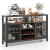 Drewniany kredens w stylu industrialnym 140 x 40 x 82,5 cm