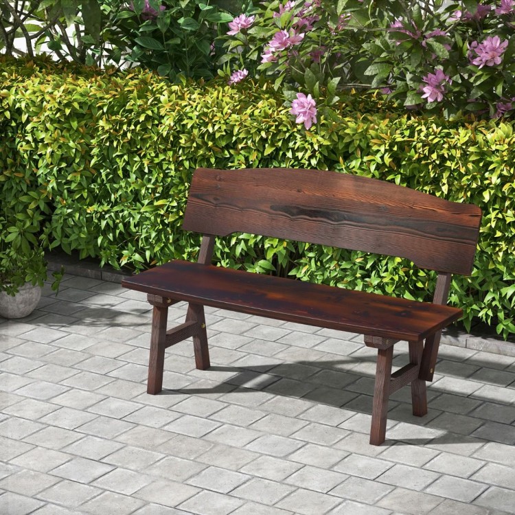 2-osobowa ławka ogrodowa 120 x 51 x 78 cm