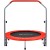 Składana mini trampolina fitness z regulowaną poręczą