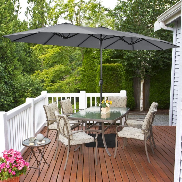 Parasol ogrodowy podwójny na balkon taras