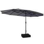 Parasol ogrodowy podwójny na balkon taras