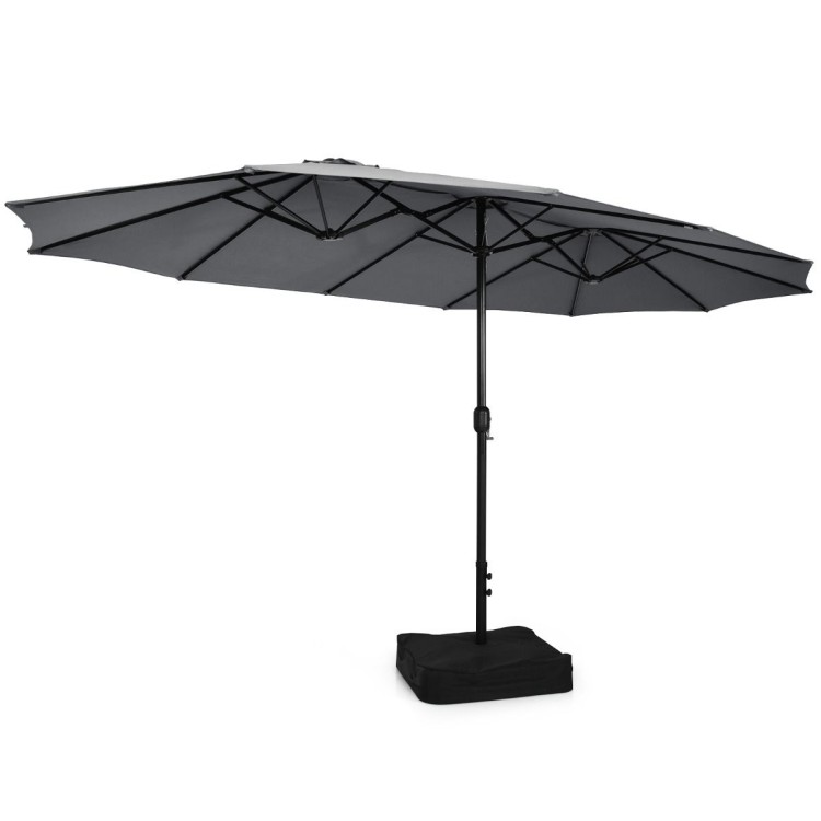 Parasol ogrodowy podwójny na balkon taras