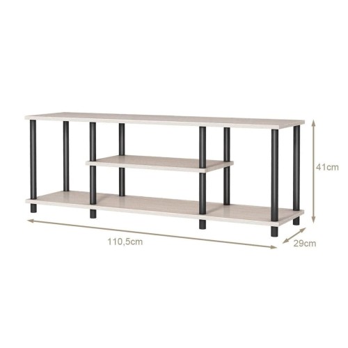 3-poziomowy stolik konsolowy pod telewizor 110,5 x 29 x 41 cm