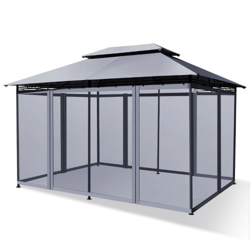 Altana ogrodowa z moskitierą 3,9 x 2,9 x 2,7 m