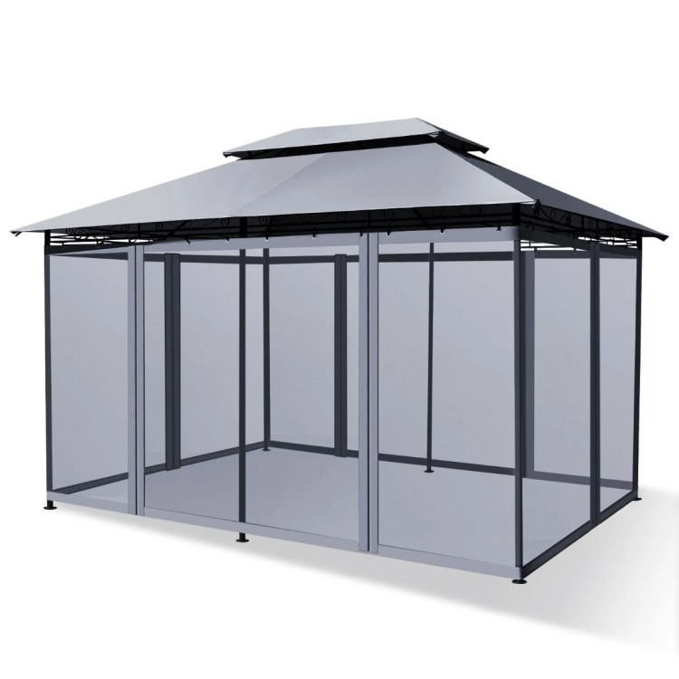 Altana ogrodowa z moskitierą 3,9 x 2,9 x 2,7 m