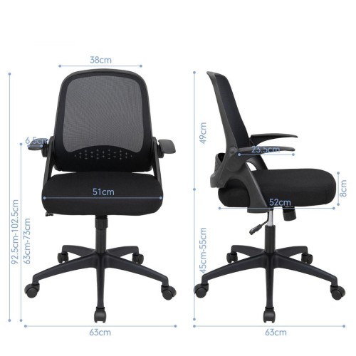 Ergonomiczne krzesło biurowe 63 x 63 x 102,5 cm