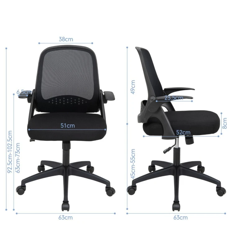 Ergonomiczne krzesło biurowe 63 x 63 x 102,5 cm