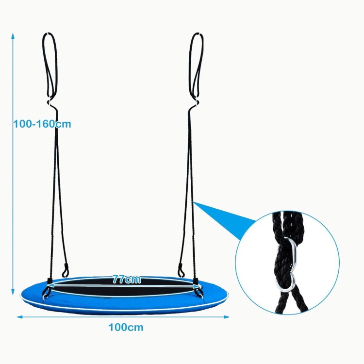 Okrągła huśtawka z oświetleniem LED Ø 100 cm