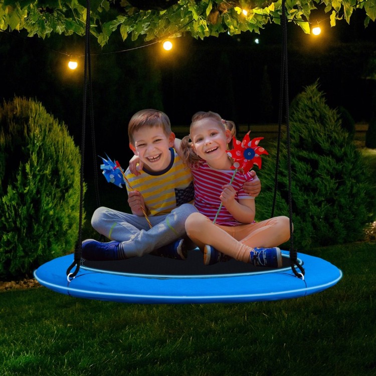 Okrągła huśtawka z oświetleniem LED Ø 100 cm