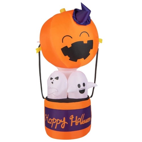 Dekoracja Halloween nadmuchiwany balon na gorące powietrze z duchami