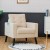 Nowoczesny fotel w stylu skandynawskim 75 x 81 x 86 cm