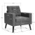 Nowoczesny fotel w stylu skandynawskim 75 x 81 x 86 cm