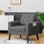Nowoczesny fotel w stylu skandynawskim 75 x 81 x 86 cm
