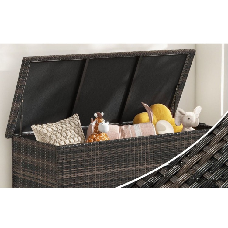 Skrzynia ogrodowa rattanowa 320 l