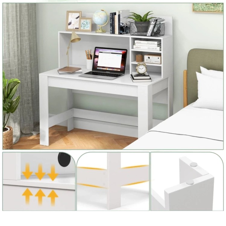 Biurko komputerowe z organizerem 120 x 54 x 129 cm