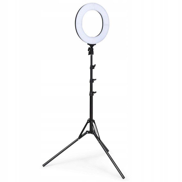 Lampa pierścieniowa fotograficzna na statywie 336 diod