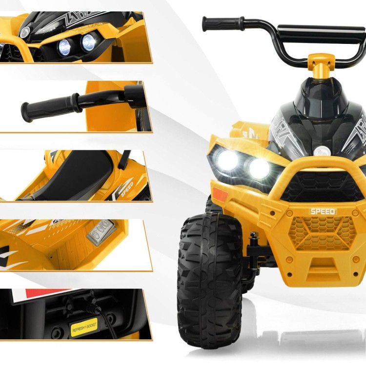 Elektryczny Quad dla dzieci 12 V żółty