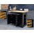 Wyspa kuchenna z rozkładanym blatem 120 x 61 x 92 cm