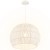 Papierowa lampa sufitowa w stylu boho