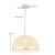 Papierowa lampa sufitowa w stylu boho